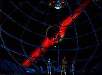 The destruction of the planet of the Cyclops