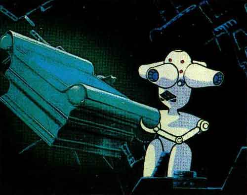 Space debris and a robot