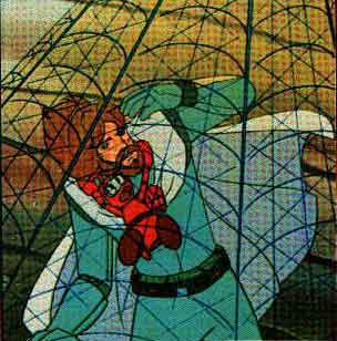 Ulysses and Nono in a net